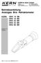 Betriebsanleitung Analoges Brix Refraktometer
