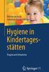 Hygiene in Kindertagesstätten