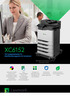 XC6152. Voll ausgestattetes A4- Multifunktionsgerät mit Farbdruck. XC6152de mit drei Fächern und optionalem Finisher