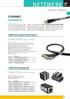 NETZWERK ETHERNET PRODUKTE. CONNEX Ethernet Multicore Kabel LK6CAT6. CONNEX EtherCon Adapter RJ45 E T H E R N E T P R O D U K T E