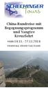 China-Rundreise mit Begegnungsprogramm und Yangtze Kreuzfahrt