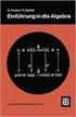 Einführung in die Algebra