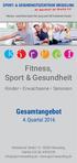Fitness, Sport & Gesundheit