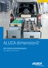 NEUHEIT. ALUCA dimension2. Das innovative Unterbodensystem aus 100 % Aluminium