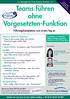 Teams führen ohne Vorgesetzten-Funktion