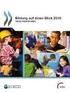 OECD-Veröffentlichung Bildung auf einen Blick. Wesentliche Aussagen in der Ausgabe 2010