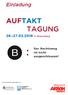 Einladung AUFTAKT TAGUNG in Rheinsberg. ein Kooperationsprojekt von: