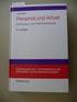 Personal und Arbeit. Von Dr. Walter A. Oechsler o. Professor für Betriebswirtschaftslehre. 7., grundlegend überarbeitete und erweiterte Auflage