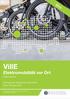 VillE. Elektromobilität vor Ort. Dritter Bericht. Herausgeber: Schweizer Forum Elektromobilität forum-elektromobilitaet.ch