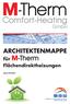ARCHITEKTENMAPPE. für M-Therm Flächendirektheizungen. (Stand 09/2010)