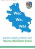 Wer, Wo, Was. Zahlen, Daten, Fakten zum Werra-Meißner-Kreis