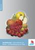 Obstdüngung. Qualitätsobst Informationen zur Boden- und Blattdüngung von Obst