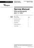 Service Manual Mikrowellengerät