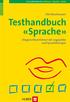 Beushausen (Hrsg.) Testhandbuch Sprache. Verlag Hans Huber Programmbereich Gesundheit