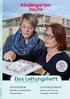 KINDERGARTENPOST Ausgabe: September 2013 AKTUELLES TERMINKALENDER. Herzlich Willkommen... SEPTEMBER AG-Kiga nachmittags geschlossen