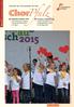 Chor. Zeitschrift des Chorverbandes der Pfalz. Chorverband der Pfalz. ChorPfalz September /Oktober Nr. 5/2015