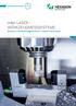 PRODUKTBROSCHÜRE. m&h LASER - WERKZEUGMESSSYSTEME Messen in der Werkzeugmaschine schnell und präzise