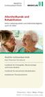 Altersheilkunde und Rehabilitation