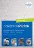DER BETONBOHRER. Mediadaten. Fachzeitschrift für Diamanttechnik Rückbau Umbau Sanierung. Mediadaten Nr. 13, gültig ab 1. Juli 2016 BETONBOHRER