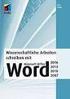 Text, Formeln und Graphiken in Word 2007