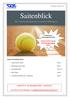 Saitenblick. Die Vereinszeitschrift des Tennisclub Wülflingen. Gong-Turnier neu am Sonntag 18. Januar HERBSTFEST 22. November 2014 Waldfondue