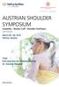 AUSTRIAN SHOULDER SYMPOSIUM Instability Rotator Cuff Shoulder Prostheses