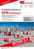 50% Preisvorteil AKTION 2+1. Produkte mit bis zu. Werksverkaufprospekt Winter 2014 SERVICELEISTUNGEN