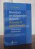 Wörterbuch der bildgebenden Verfahren Deutsch/Englisch. Dictionary of Medical Imaging English/German