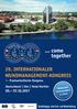 together 29. Internationaler Wundmanagement-kongress Praxisorientierter Kongress Deutschland Ulm Hotel Maritim
