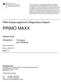 PRIMO MAXX. PSM-Zulassungsbericht (Registration Report) /00. (als) Ethylester. Stand: SVA am: Lfd.Nr.