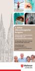3. Kölner Alterschirurgischer Kongress. Alterschirurgie: Brücke zwischen Hochleistungs- und zuwendungsorientierter Medizin