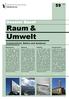 Raum & Umwelt. Dossier Basel. Kommentierte Zahlen und Analysen. Statistisches Amt. Witterung. Wohnungsbau. Flughafen.