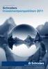 Schroder ImmoPLUS. Anlagefonds schweizerischen Rechts der Art «Immobilienfonds» Ungeprüfter Halbjahresbericht per 31. März 2011