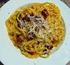 Salate. Nudeln und Nockerl. Knoblauch Spaghetti CA mit Blattsalat L 8,90. Spaghetti CA Bolognese mit Blattsalat L 8,90