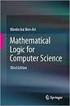 Logik für Informatiker Logic for computer scientists