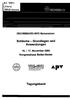 DECHEMA/VDI-GVC-Symposium: Schäume - Grundlagen und Anwendungen November 2004 Kongresshaus Baden-Baden