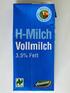 Milch, 1l Vollmilch 3,5% o. 3,8% Fett