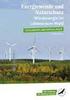 10. Änderung des Flächennutzungsplanes 2020 Windkraft. - Entwurf der Begründung - sowie