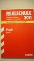 Abschlussprüfung 2011 an den Realschulen in Bayern