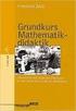 Hinweise und Texte zum Seminar Didaktik der Mathematik für das Lehramt an Gymnasien und Gesamtschulen