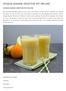 ORANGE-BANANE SMOOTHIE MIT MELONE