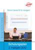 S C H U L U N G S P L A N