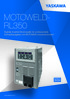 MOTOWELD- RL350 DX200. Digitale Inverter-Stromquelle für professionelle Schweißaufgaben mit MOTOMAN-Industrierobotern.