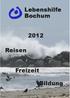 Lebenshilfe Bochum. Reisen. Freizeit. Bildung