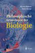 Philosophische Grundlagen der Biologie
