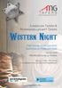 Western Night. Jungmusik Tafers & Musikgesellschaft Tafers. Freitag 10. Februar 2017 Samstag 11. Februar :00 Uhr Mehrzweckhalle Tafers