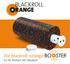 Die blackroll-orange. für Ihr Rollout mit Vibration