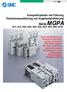Serie MGPA. Kompaktzylinder mit Führung Präzisionsausführung mit Kugelumlaufführung Ø12, Ø16, Ø20, Ø25, Ø32, Ø40, Ø50, Ø63, Ø80, Ø100
