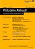 Philatelie Aktuell, das Informationsblatt der Deutschen Post PHILATELIE Ausgabe