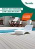 MACHT DIE TERRASSE ZUM LIEBLINGSORT VERLEGEANLEITUNG: TERRALIS PATIO WPC TERRASSENSYSTEM